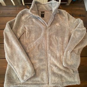 The north face fuzzy jacket